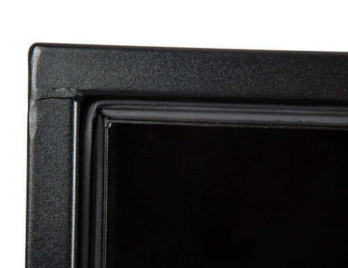 1734500 - 24x24x24 Inch Textured Matte Black Steel Underbody Truck Box with 3-Point Latch