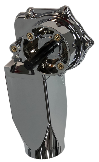 900W/60:1 - Universal Replacement Chrome-Plated Casing Dump Truck Trailer Tarp Motor