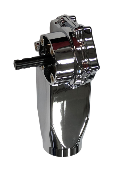900W/60:1 - Universal Replacement Chrome-Plated Casing Dump Truck Trailer Tarp Motor