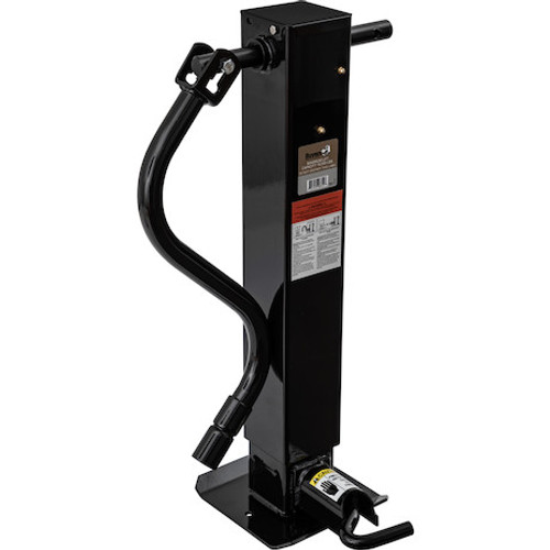 0091415H - 12 Inch Heavy-Duty 4 Inch Square Jack with Handle, Front Pin 0091415H - 12 Inch Heavy-Duty 4 Inch Square Jack with Handle, Front Pin