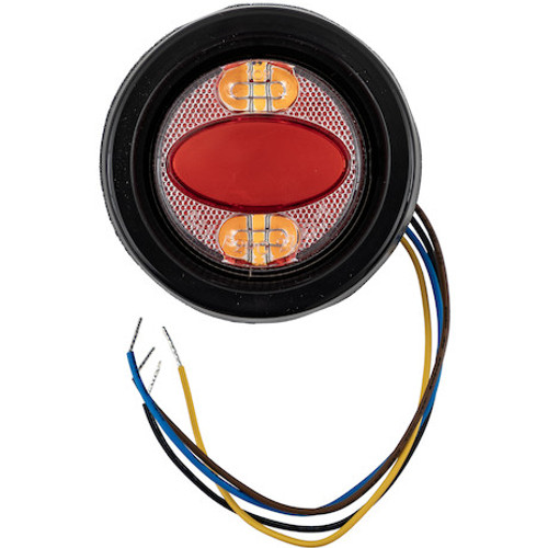 5622001 - 2 Inch Marker Strobe Combo Light - Amber/Red