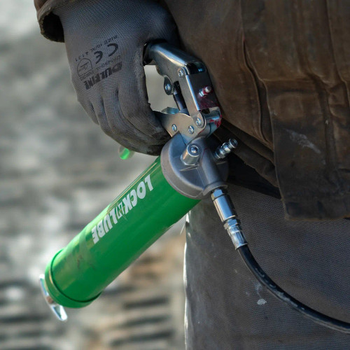 LockNLube® Heavy Duty Pistol Grip Grease Gun (Green)