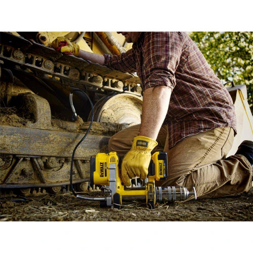 DEWALT 20V MAX Grease Gun, Cordless, 42” Long Hose, 10,000 PSI, Variable Speed Triggers, Bare Tool Only (DCGG571B)