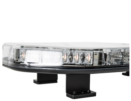8893354 - 54 Inch Amber/Clear LED Light Bar with Warning / Clear Take Downs & Alley Lights