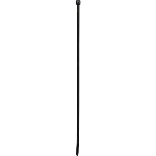 BTN011WR - 0.180 x 11 Inch Black Weather Resistant Zip Ties 50 Pound, 500 Pieces