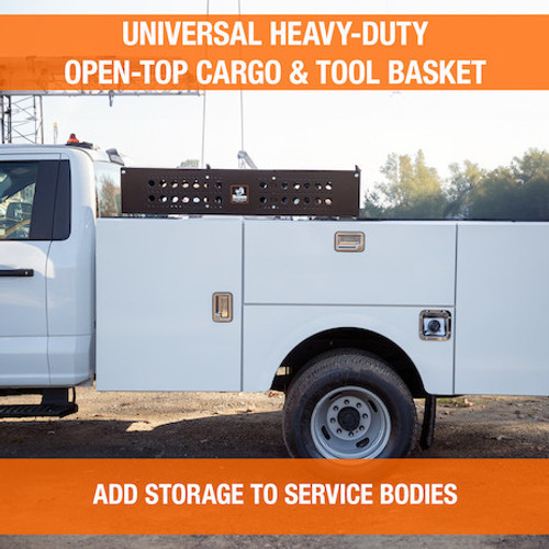 1744136 - 18x10x36 Gloss Black Multi-Purpose Storage Basket Kit