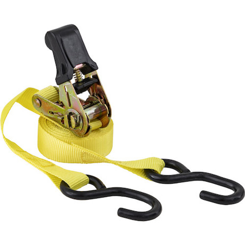 RTD211218 - 1 Inch x 12 Foot Ratchet Strap Tie Down (2-Pack)