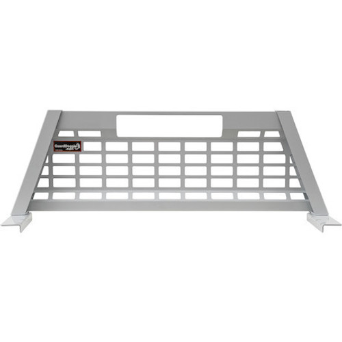 851405 - 23.00-inch Tall Gloss White Heavy-Duty Steel GuardDogg Pickup Truck Headache Rack Bundle with Mounting Brackets