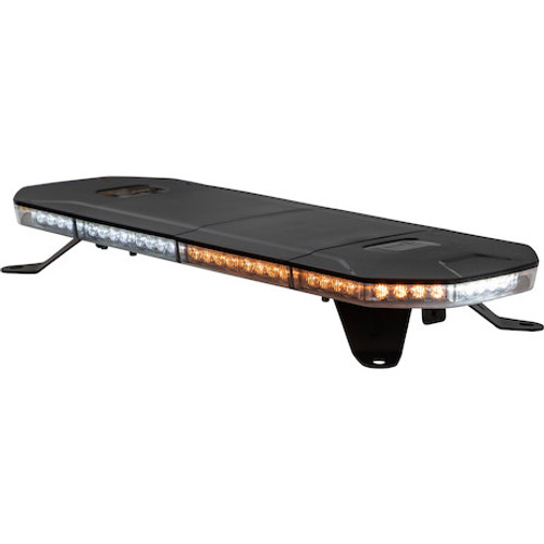 8893524 - 24 Inch Amber/Clear LED Light Bar with Warning / Clear Take Downs & Alley Lights