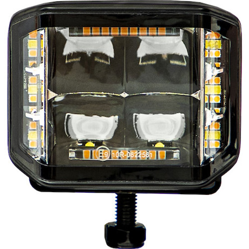 1492242 - 4 Inch Wide Angle Edgeless LED Work Light with Strobe - Square Lens