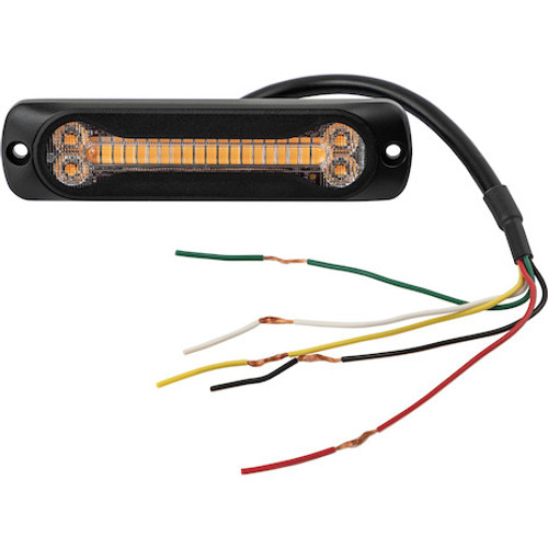 8890010 - Linear Optic Strobe - Amber/Clear 8890010 - Linear Optic Strobe - Amber/Clear