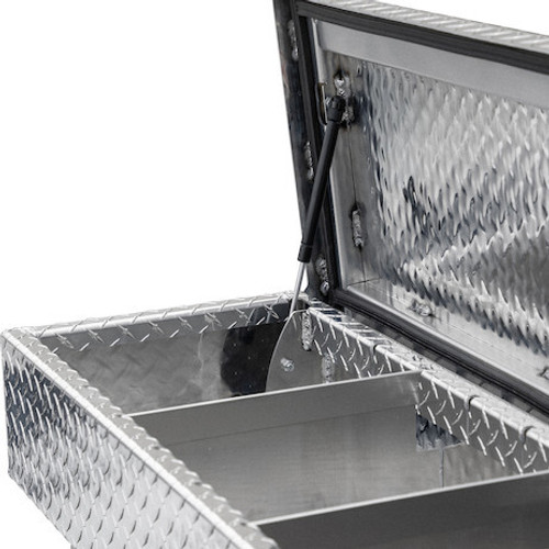 1710820 - 20x108 Heavy-Duty Diamond Tread Aluminum Top Mount Service Body Truck Tool Box