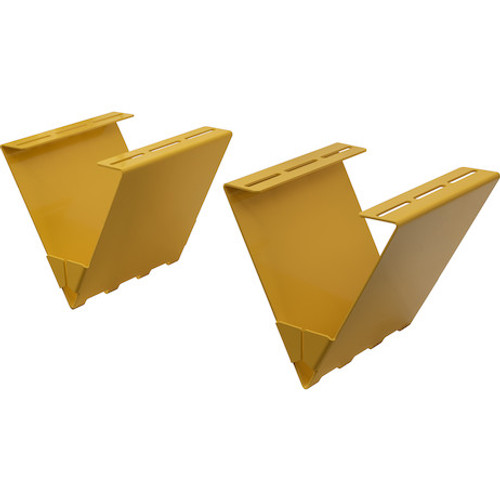 WCB184 - Underbody Wheel Chock Holder - Yellow Steel - Pair