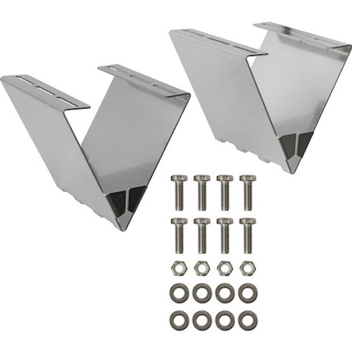 WCB185 - Underbody Wheel Chock Holder - Aluminum - Pair