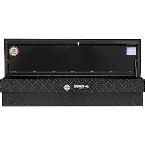 1723005 - 13x16x36 Inch Gloss Black Diamond Tread Aluminum Lo-Sider Truck Box