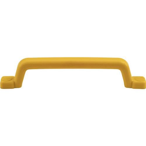 B239911PY - Yellow Poly-Coated Steel Grab Handle - 10.81 Inch Long