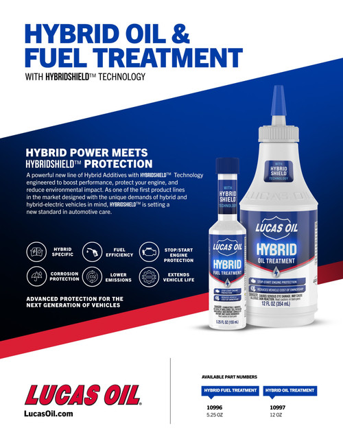 Lucas Oil 10996 Hybrid Fuel Treatment w/HybridShield™ - 5.25 Ounce