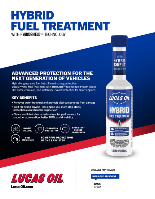 Lucas Oil 10996 Hybrid Fuel Treatment w/HybridShield™ - 5.25 Ounce