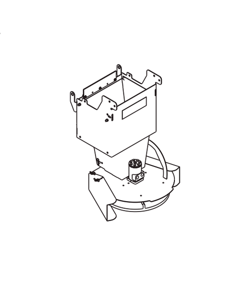 3037072 - Replacement Adjustable Hydraulic Stainless Steel Chute for 1470 Series SaltDogg® Spreaders - Auger Fed
