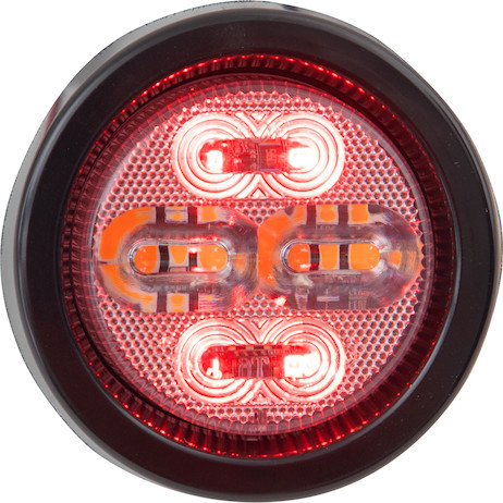 5622111 - 2-Inch Class 1 Marker Strobe Combo Light - Red/Amber
