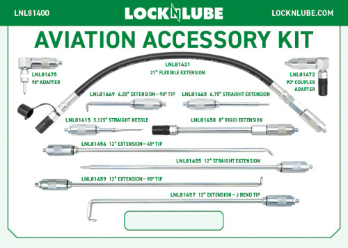 LockNLube Pro Aviation Greasing Accessory Kit