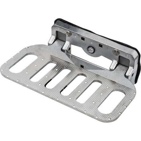 5231500 - Bolt-On Aluminum Folding Step w/ Recessed LED Light - Chrome-Plated