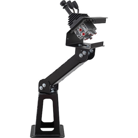 645700P3 - Pedestal, 3 Bank Top with Base & Offset Arm