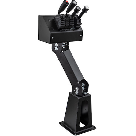 645700P5 - Pedestal, 5 Bank Top with Base & Offset Arm