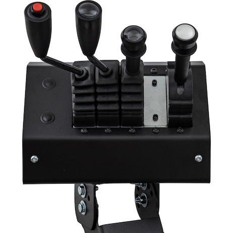 645700P5 - Pedestal, 5 Bank Top with Base & Offset Arm