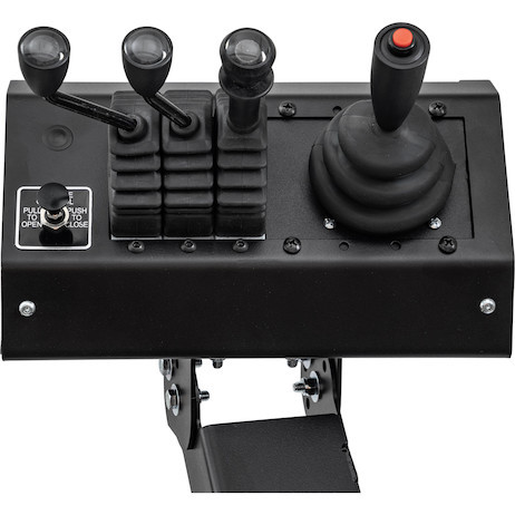 645700P7 - Pedestal, 7 Bank Top with Base & Offset Arm