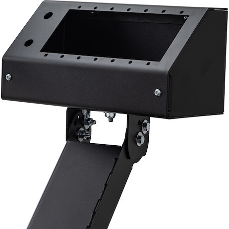 645700P7 - Pedestal, 7 Bank Top with Base & Offset Arm