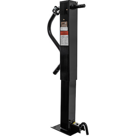 BULK - 0091410H - 12 Inch Heavy-Duty 4 Inch Square Jack with Handle, Side Pin
