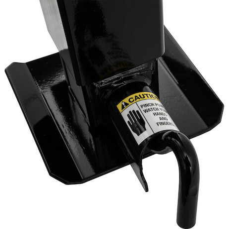 BULK - 0091410H - 12 Inch Heavy-Duty 4 Inch Square Jack with Handle, Side Pin