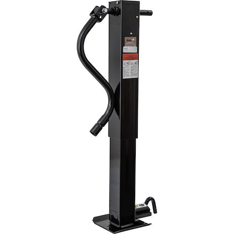 BULK - 0091410H - 12 Inch Heavy-Duty 4 Inch Square Jack with Handle, Side Pin