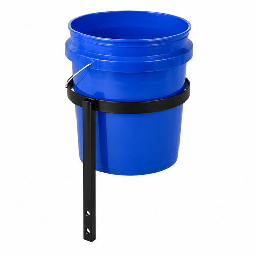 5 Gallon Bucket Holder for Zero Turn Mower – Heavy Duty Steel Bracket (Universal Fit)