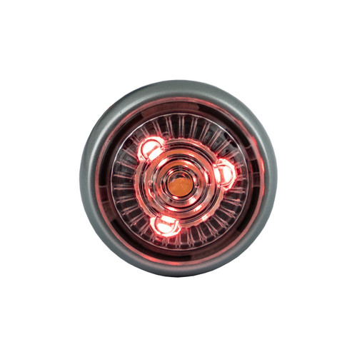 5623410 - 1 Inch Round Combination Marker-Strobe - Red/Amber