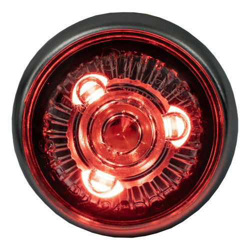5623410 - 1 Inch Round Combination Marker-Strobe - Red/Amber