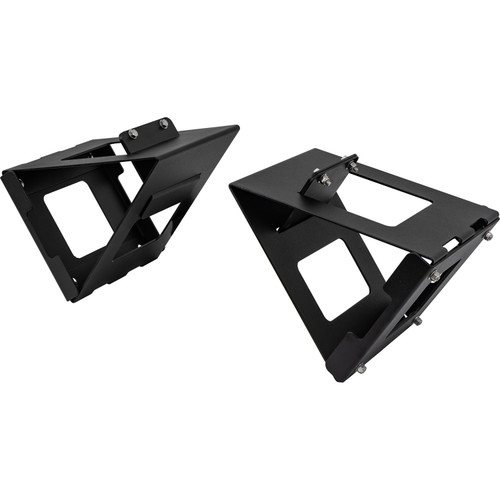 WCB180 - Matte Black Powder-Coated Steel Wheel Chock Fender Mount