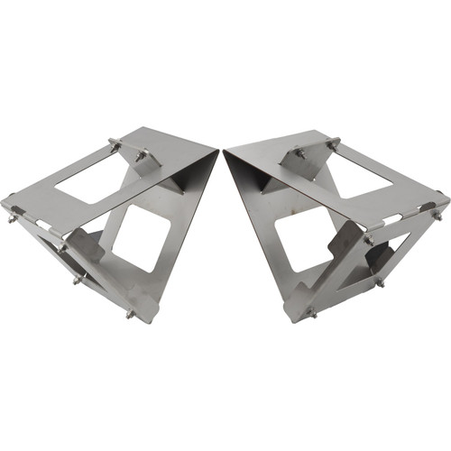 WCB181 - Stainless Steel Fender Mounted Wheel Chock Holder, Pair