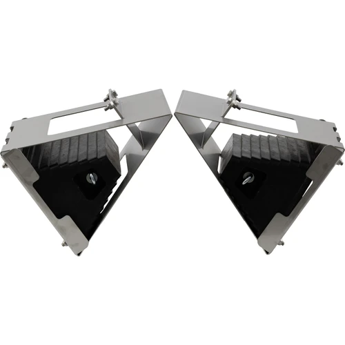 WCB181 - Stainless Steel Fender Mounted Wheel Chock Holder, Pair