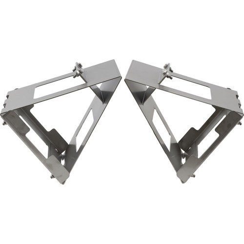 WCB181 - Stainless Steel Fender Mounted Wheel Chock Holder, Pair