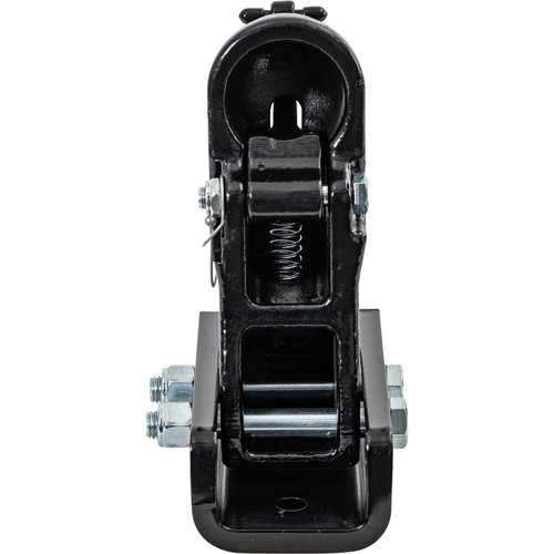 0091553BK - 2-5/16 Inch Black Powder-Coated Steel Coupler Assembly w/ 3 Position Channel - 15,000 Pound Capacity