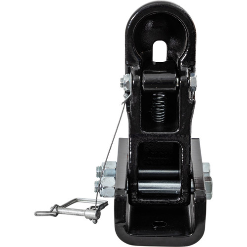 0091553BK - 2-5/16 Inch Black Powder-Coated Steel Coupler Assembly w/ 3 Position Channel - 15,000 Pound Capacity