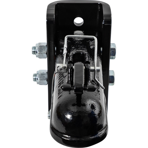 0091553BK - 2-5/16 Inch Black Powder-Coated Steel Coupler Assembly w/ 3 Position Channel - 15,000 Pound Capacity
