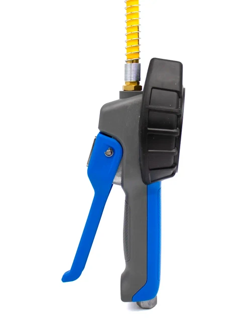 LockNFlate® PRO Analog Tire Inflator Gauge with LockNFlate® Locking Air Chuck