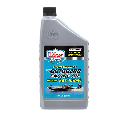 Lucas Oil 10662 Synthetic SAE 10W-40 Outboard Engine Oil, 1 Quart