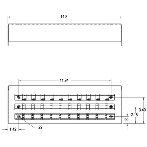 3072892 - Custom-Fit Socket Holder For Buyers Gloss Black Steel Flatbed Cross Bed Truck Tool Box Series
