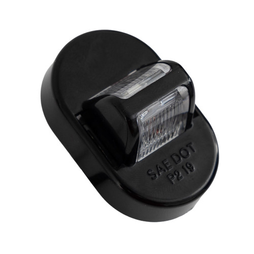 5622210 - 1.75 Inch Mini Fender Light - Red/Amber - Black Plastic Housing, Blunt Cut Wires