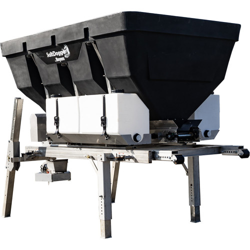 PRO8000MCH - SaltDogg® 8.0 Cubic Yard Multiplex Electric Poly Hopper Spreader - Chain