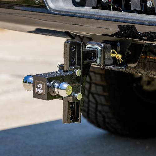 1802721 - Adjustable Dual-Ball Hitch for 2-Inch Receiver, 10-Inch Rise & Drop